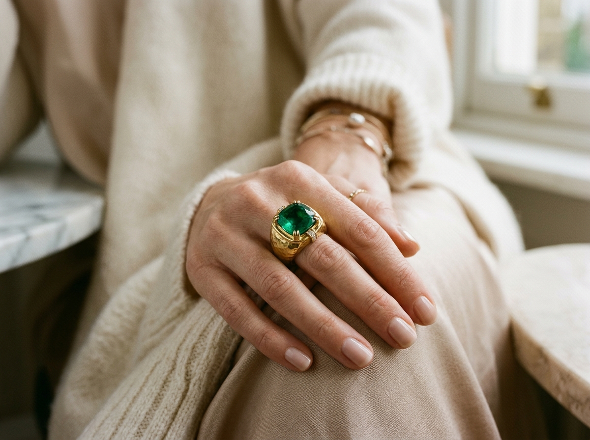 Fine Gold Gemstone Ring